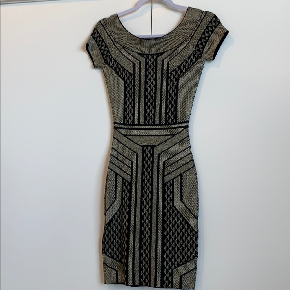 Metallic BCBG Dress